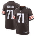 Cleveland Browns Tytus Howard Brown Team Game Football Jersey