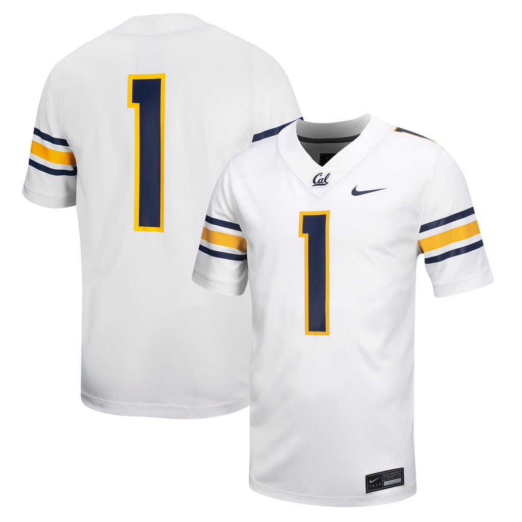 #1 White Cal Bears Untouchable Football Jersey