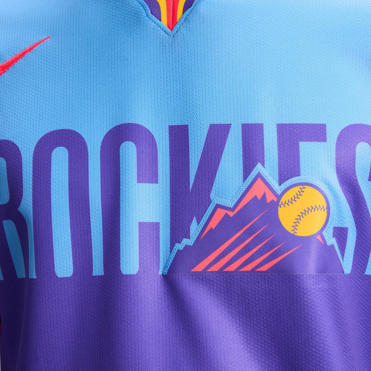 Colorado Rockies Purple/Light Blue 2025 City Connect Limited Baseball Jersey
