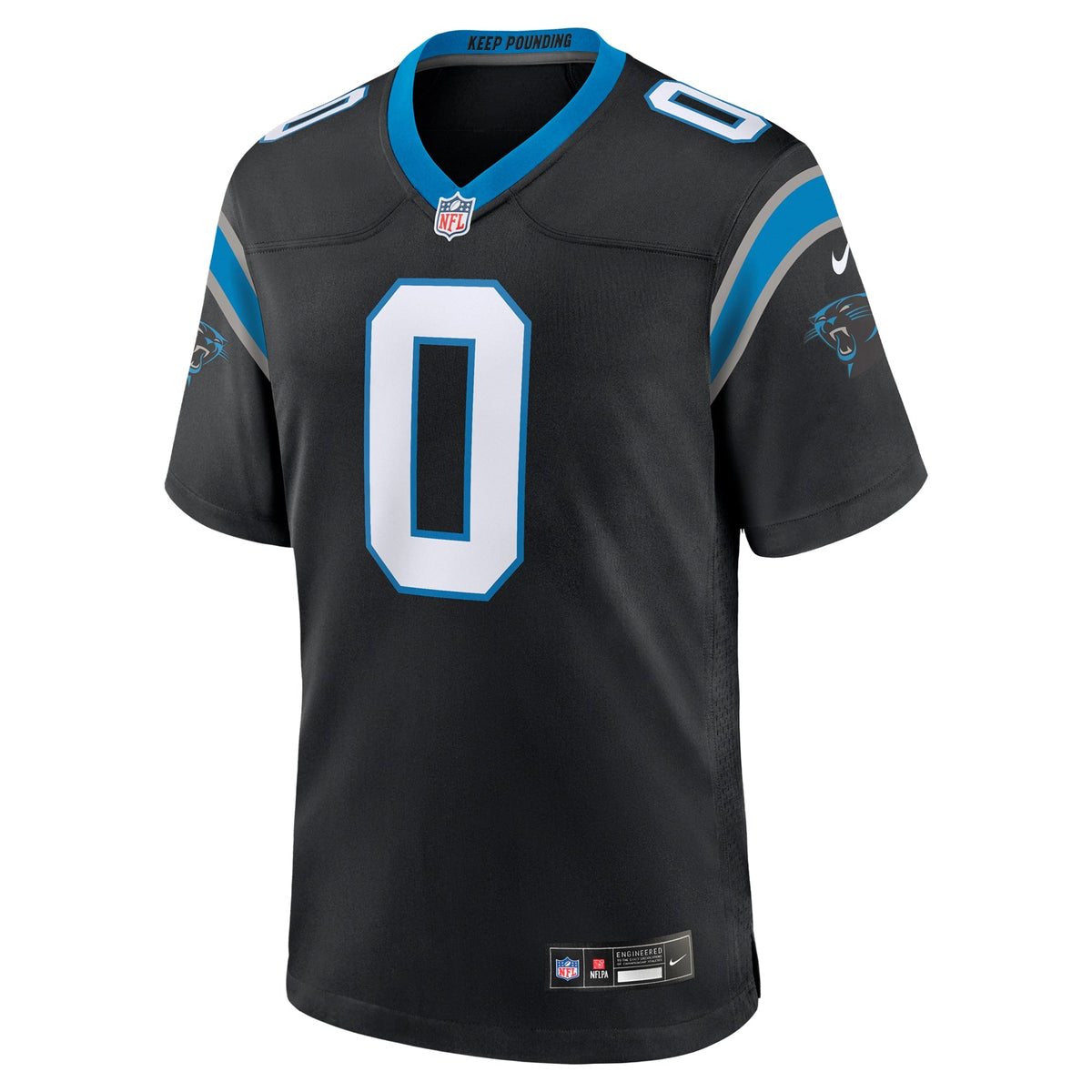 Carolina Panthers Ja'Tavion Sanders Black Game Football Jersey