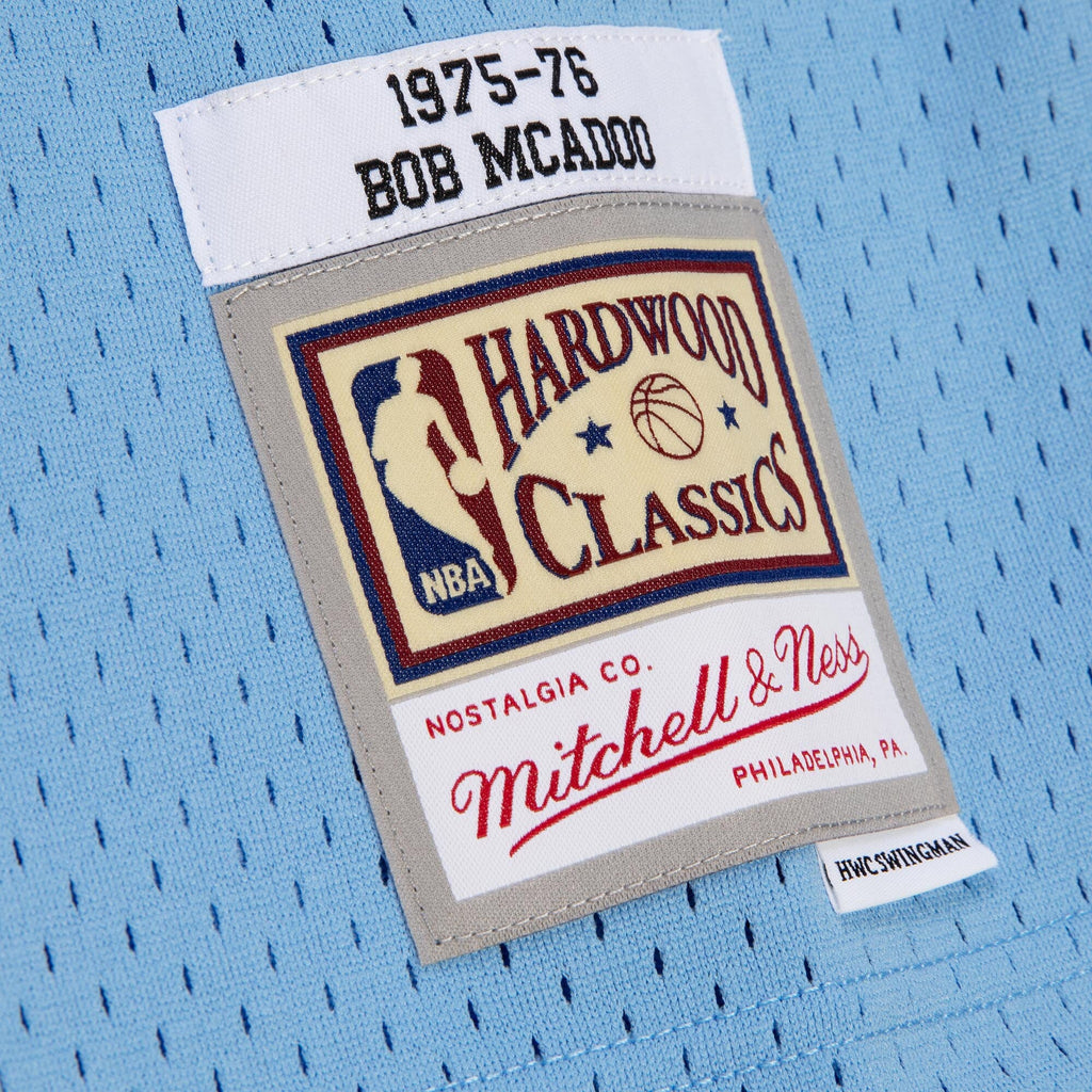Buffalo Braves Bob McAdoo 1975 Dark Jersey - Columbia Blue
