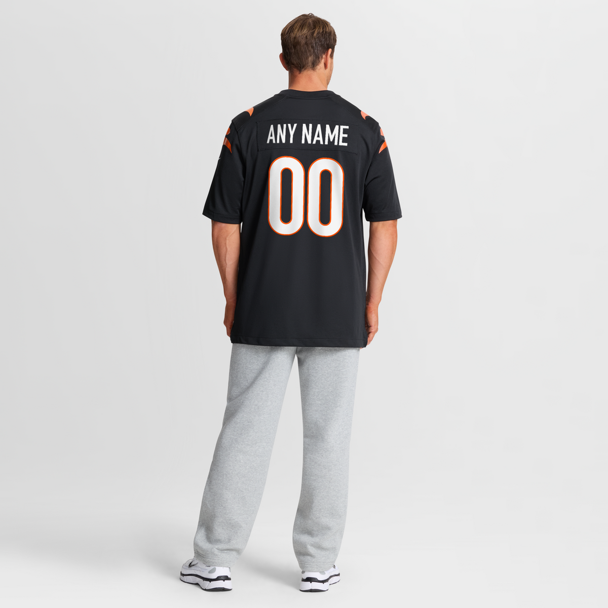 Cincinnati Bengals Black Game Custom Football Jersey