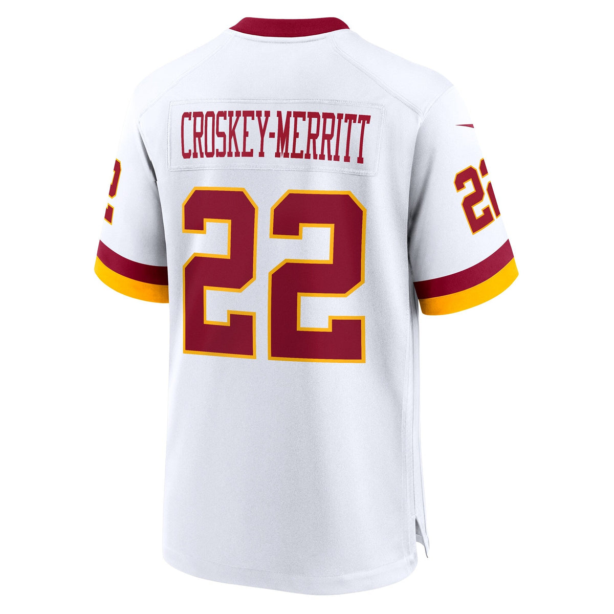 Washington Commanders Jacory Croskey-Merritt White Game Super Bowl Era Football Jersey