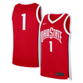 #1 Scarlet Ohio State Buckeyes Road Replica Jersey