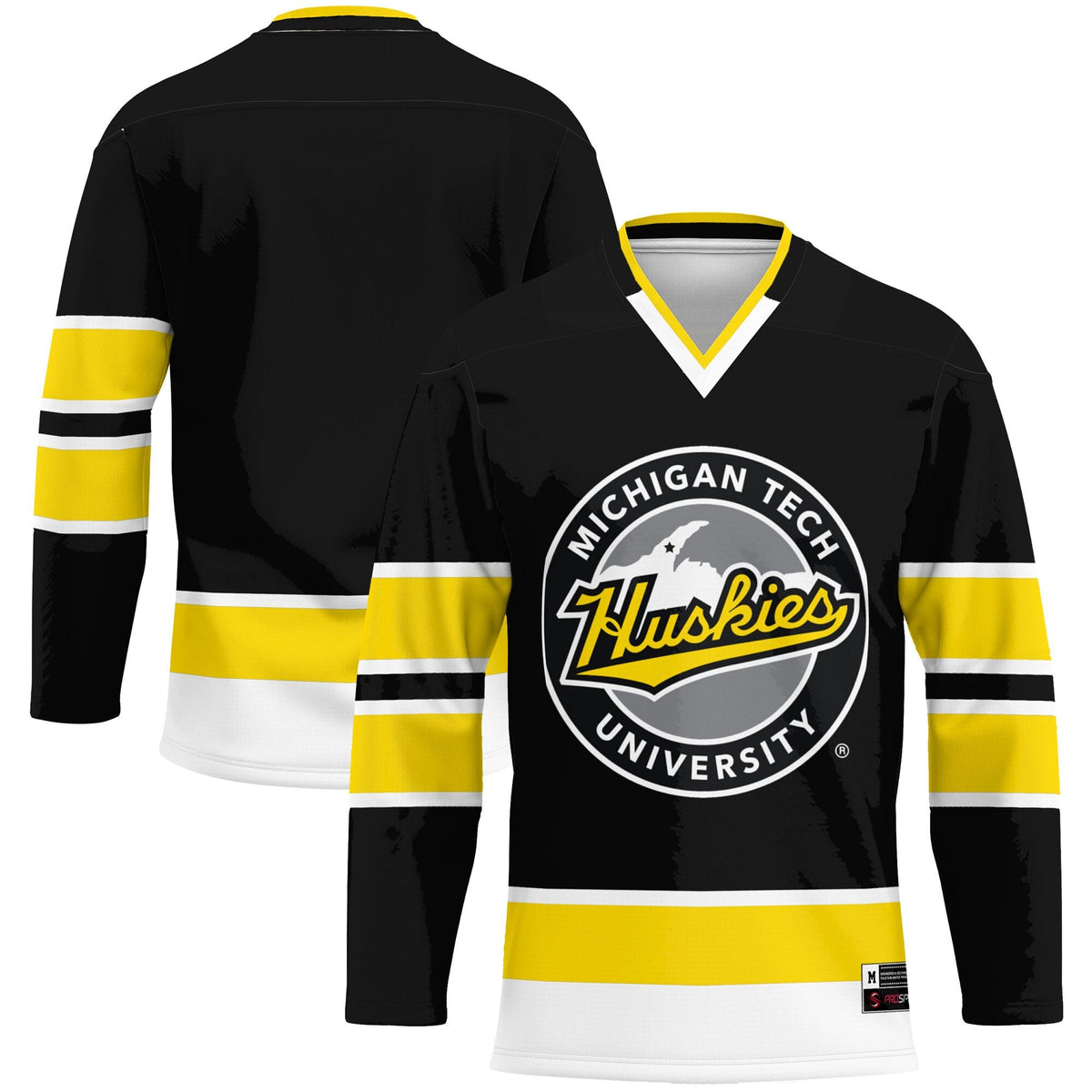 Michigan Tech Huskies Hockey Jersey - Gold
