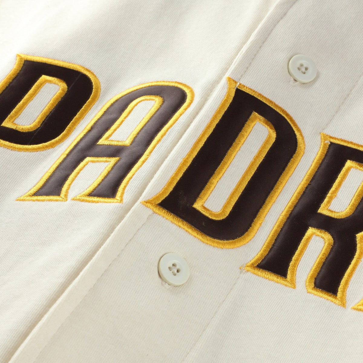 San Diego Padres Profile Cream/Brown Big & Tall Two-Color Fashion Baseball Jersey