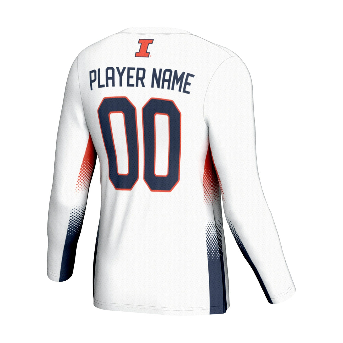 Illinois Fighting Illini NIL Lightweight Volleyball Jersey - White
