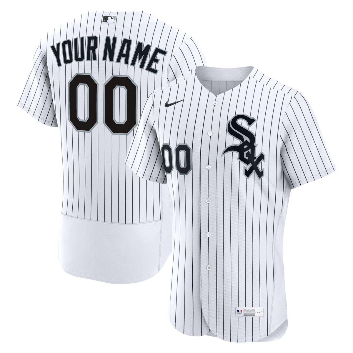 Chicago White Sox White Home Custom Baseball Jersey