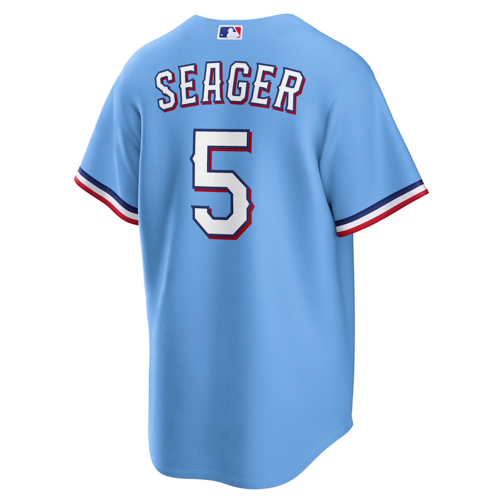 Texas Rangers Corey Seager Light Blue Alternate Replica Baseball Jersey