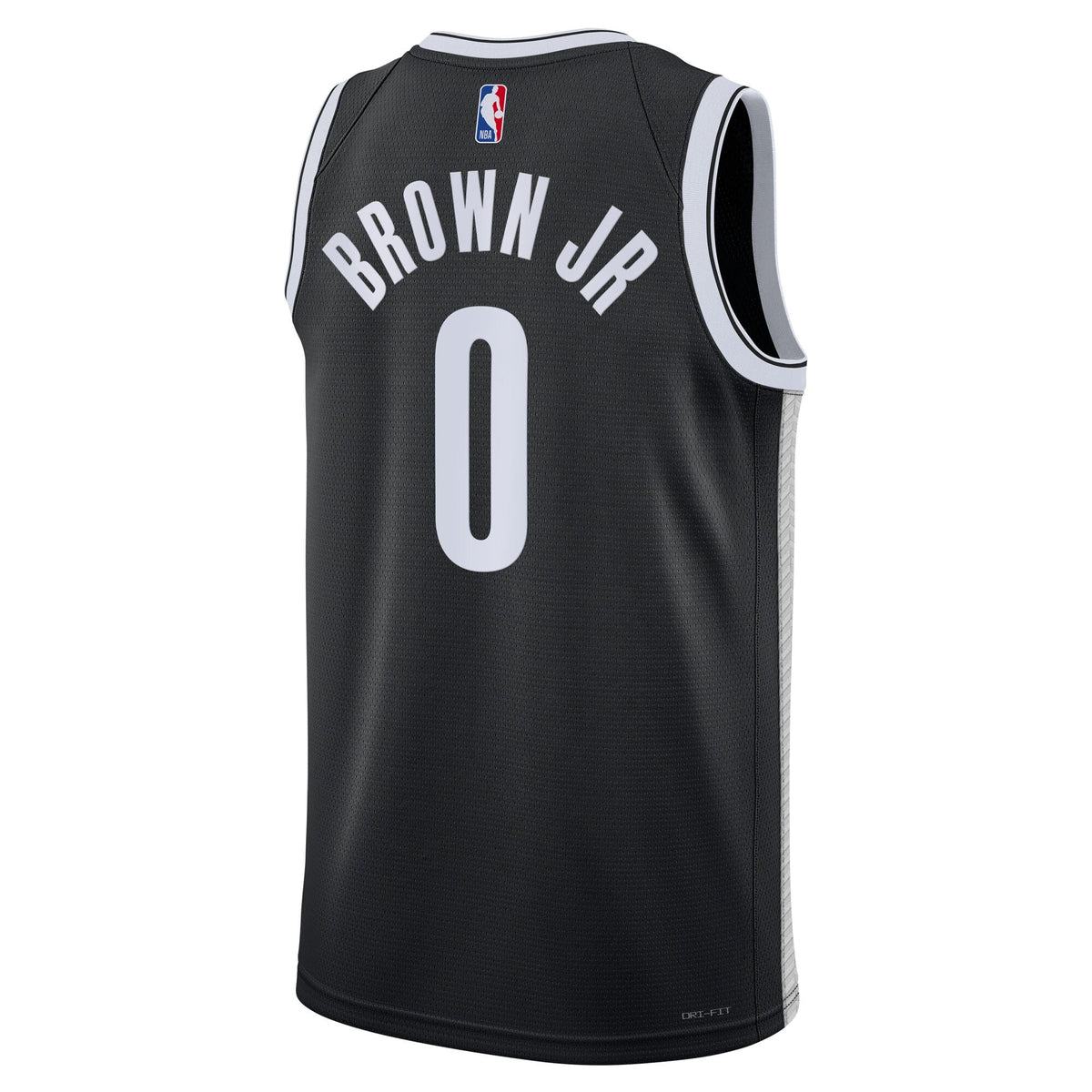 Brooklyn Nets Icon Swingman Jersey - Black - Mikel Brown Jr.