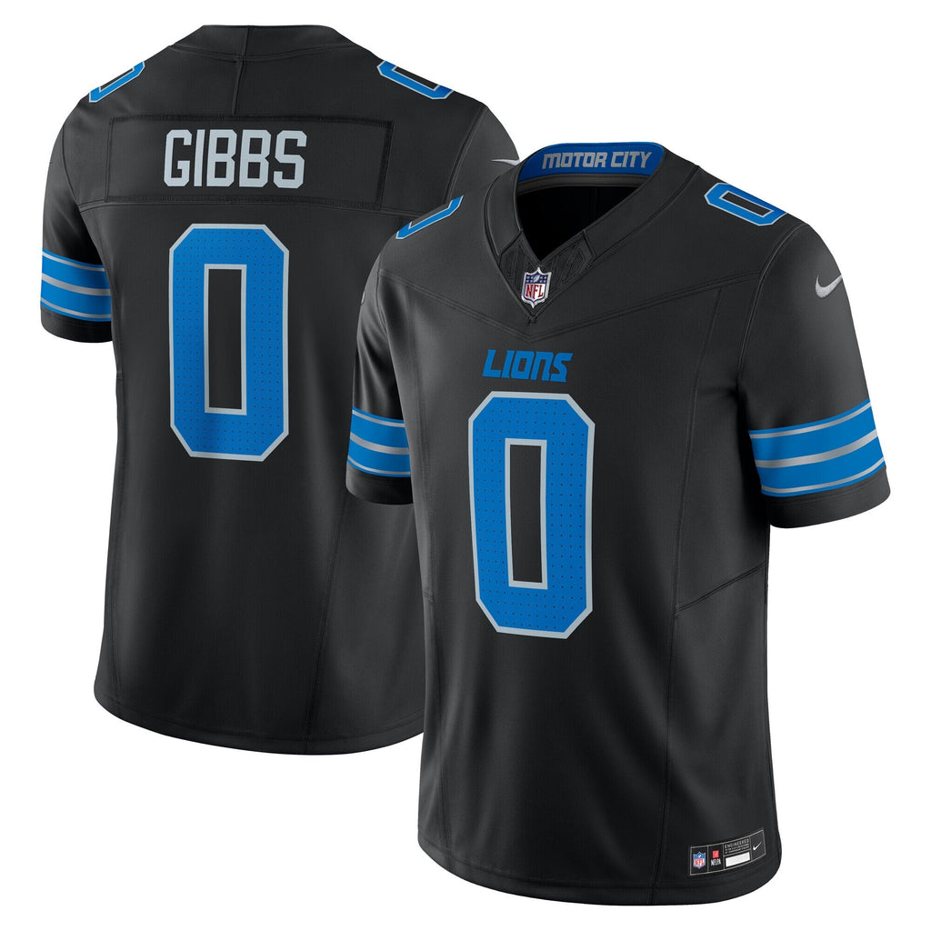 Detroit Lions Jahmyr Gibbs Black 2nd Alternate Vapor F.U.S.E. Limited Football Jersey