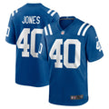 Indianapolis Colts Jaylon Jones Royal Team Game Football Jersey