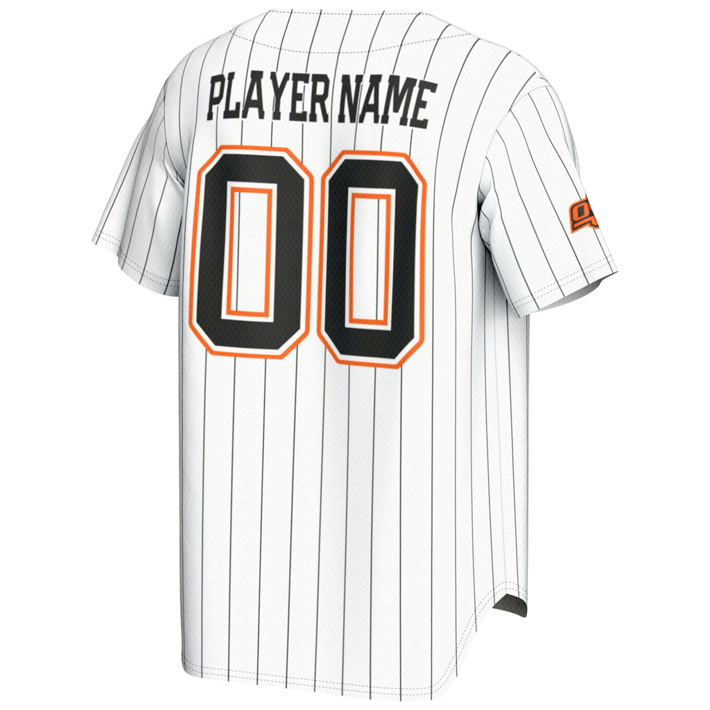 Oklahoma State Cowboys NIL Pick-A-Player Lightweight Baseball Jersey - White