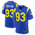 Los Angeles Rams Bill Norton Royal Team Game Football Jersey