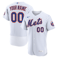 New York Mets White Home Custom Baseball Jersey