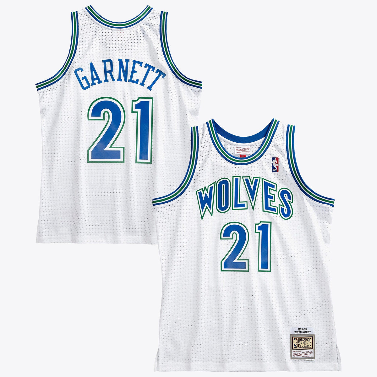 Minnesota Timberwolves Kevin Garnett 1995 Swingman Jersey - White