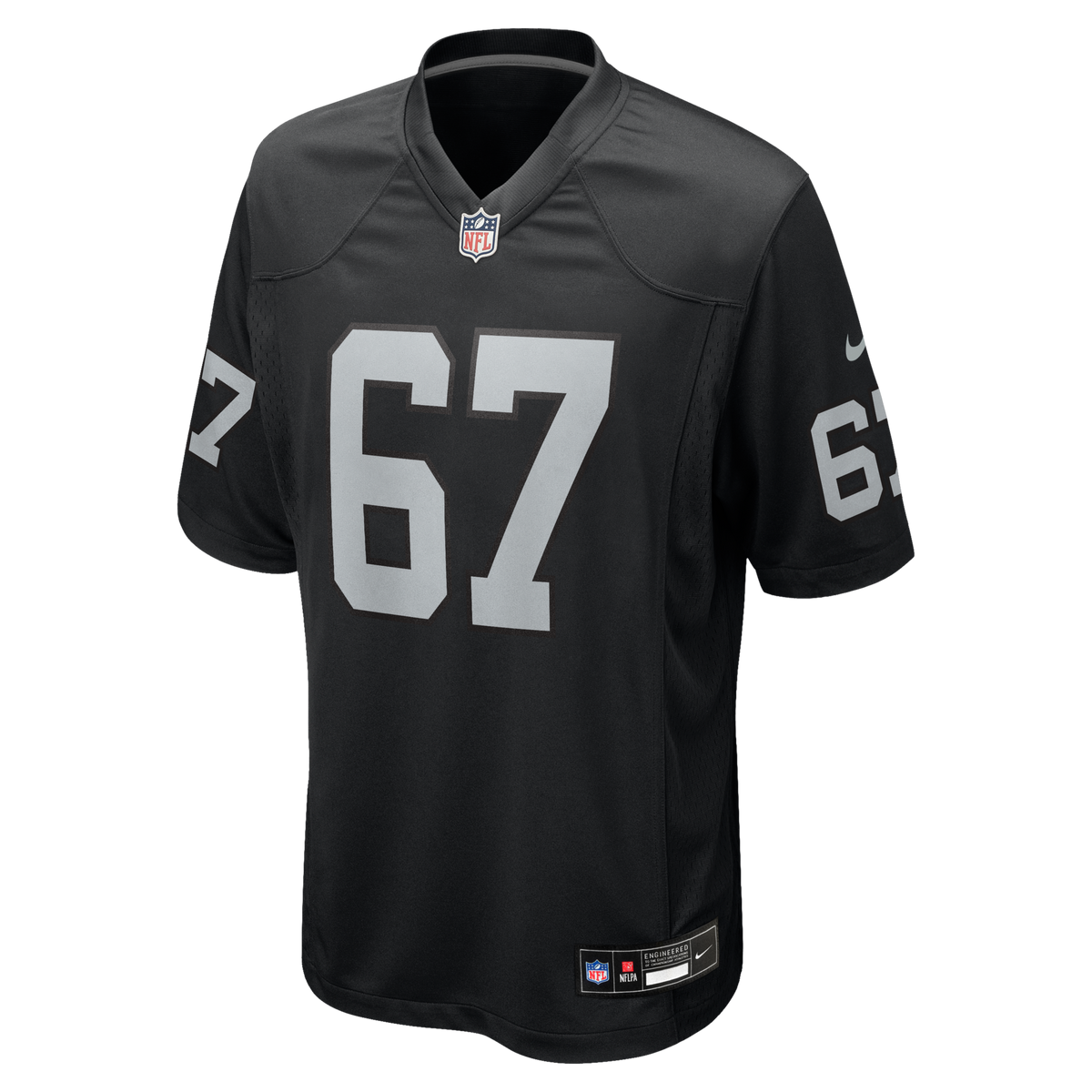 Las Vegas Raiders Will Putnam Black Team Game Football Jersey