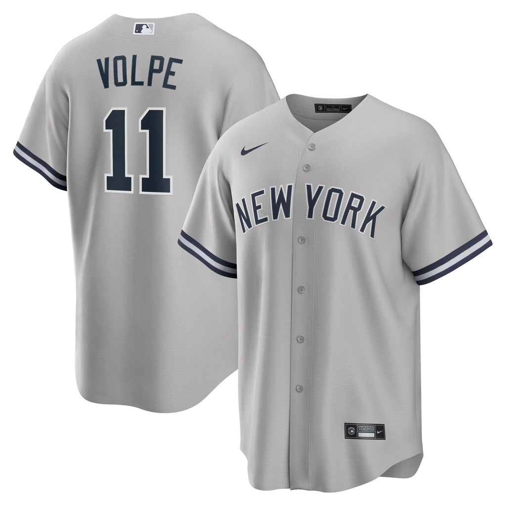 New York Yankees Anthony Volpe Gray Road Replica Baseball Jersey
