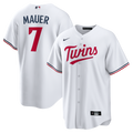 Minnesota Twins Joe Mauer White Home Retired Player Replica Baseball Jersey