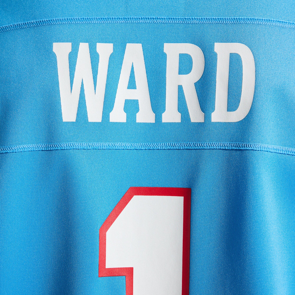 Tennessee Titans Cameron Ward Light Blue Game Football Jersey