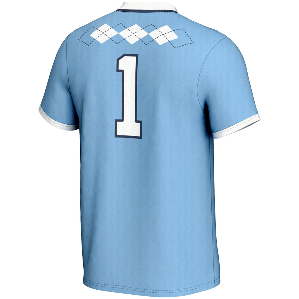 #1 North Carolina Tar Heels Lightweight Softball Jersey - Carolina Blue