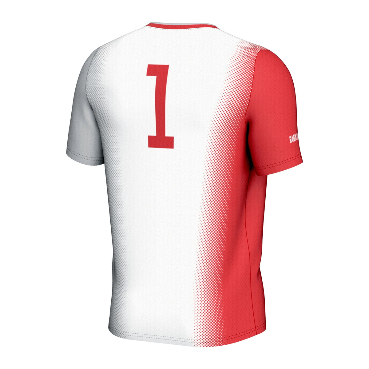 #1 Louisiana Ragin' Cajuns Lightweight Soccer Jersey - White
