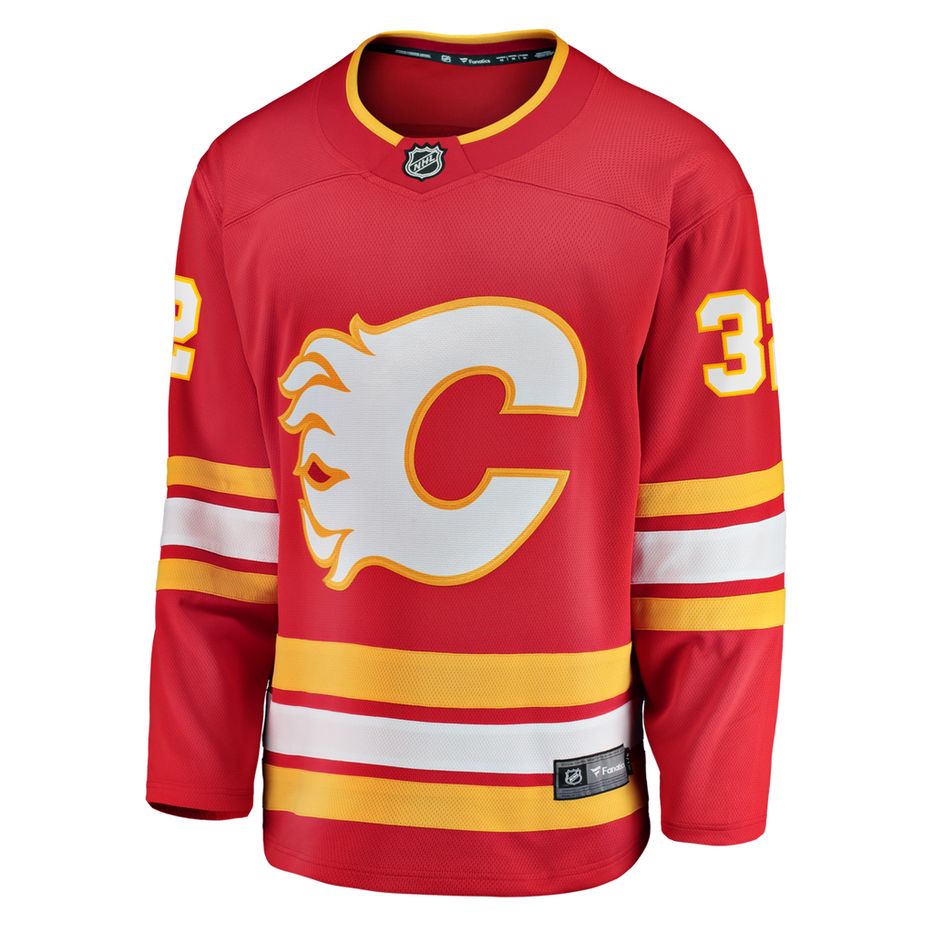 Calgary Flames Dustin Wolf Red Home Breakaway Hockey Jersey