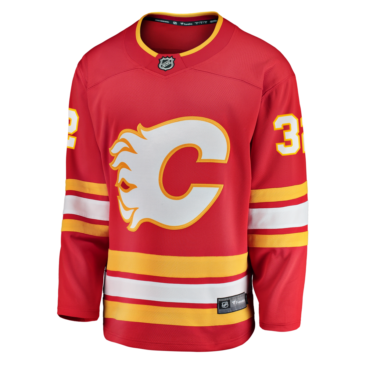 Calgary Flames Dustin Wolf Red Home Breakaway Hockey Jersey
