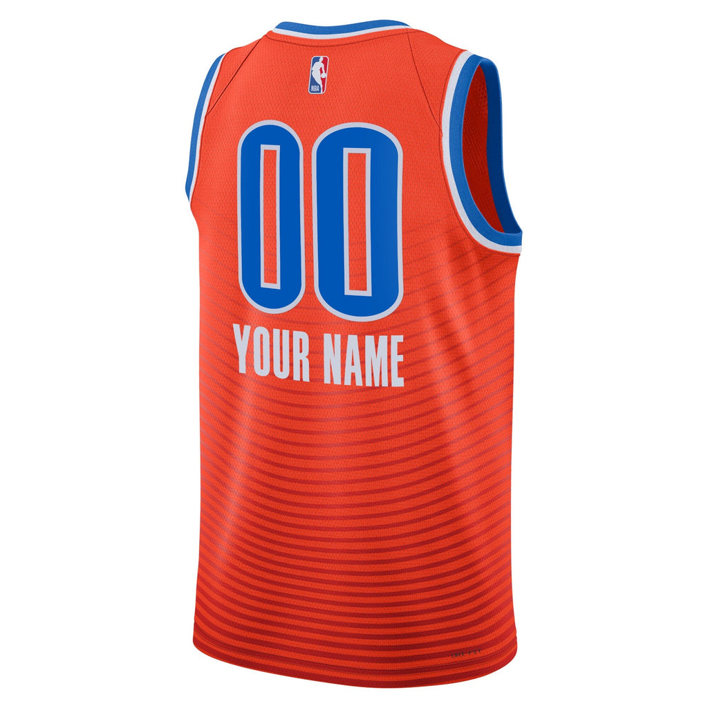 Oklahoma City Thunder Statement Swingman Jersey - Custom