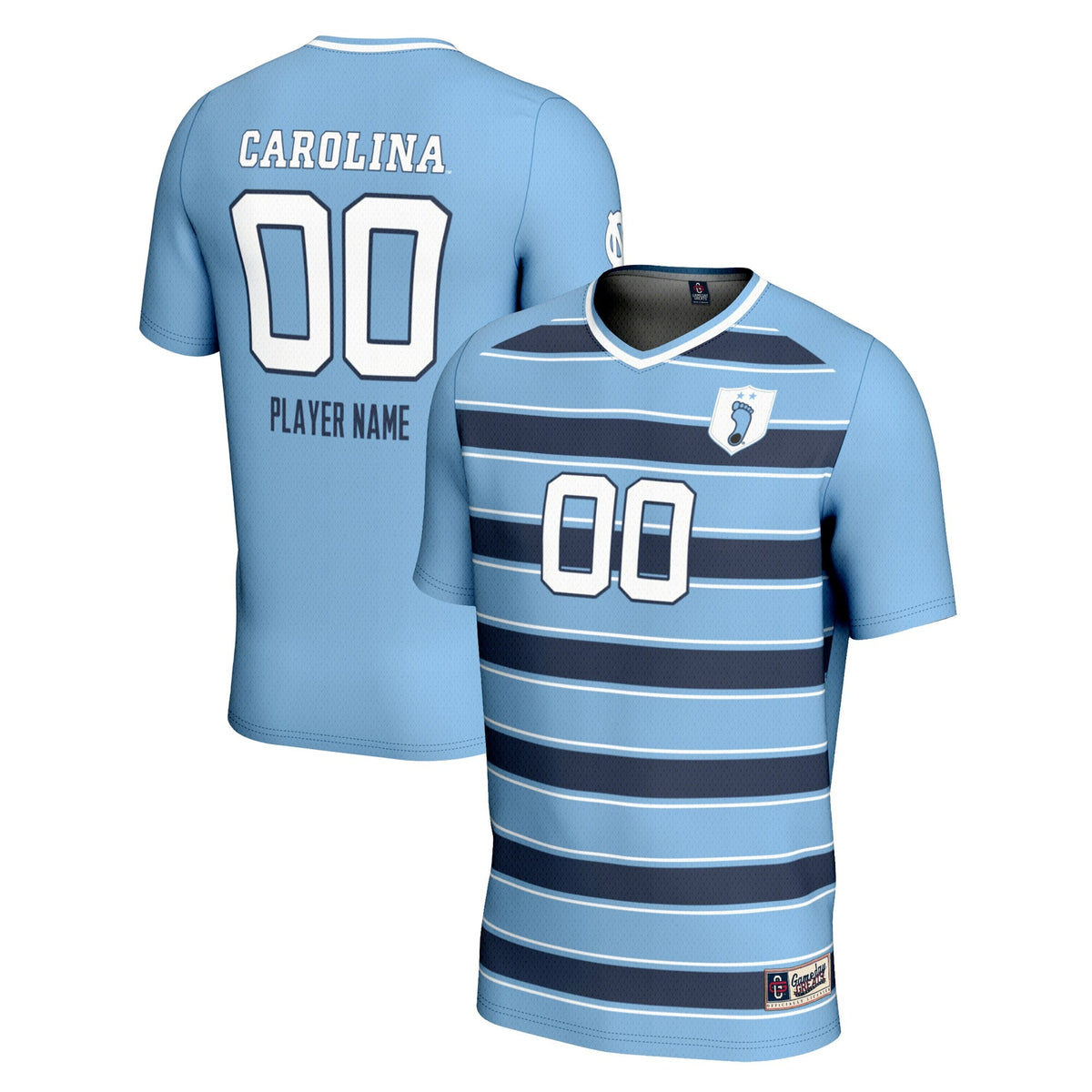North Carolina Tar Heels NIL Pick-A-Player Lightweight Soccer Jersey - Carolina Blue