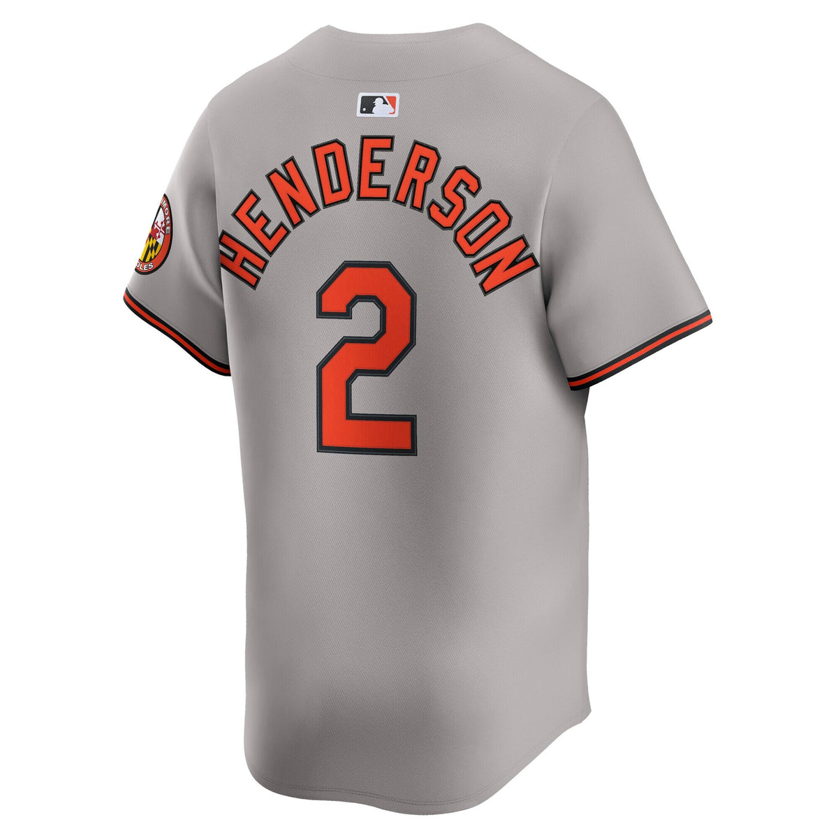 Baltimore Orioles Gunnar Henderson Gray Road Limited Player Baseball Jersey