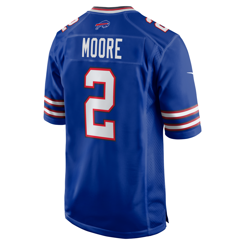 Buffalo Bills D.J. Moore Royal Game Football Jersey