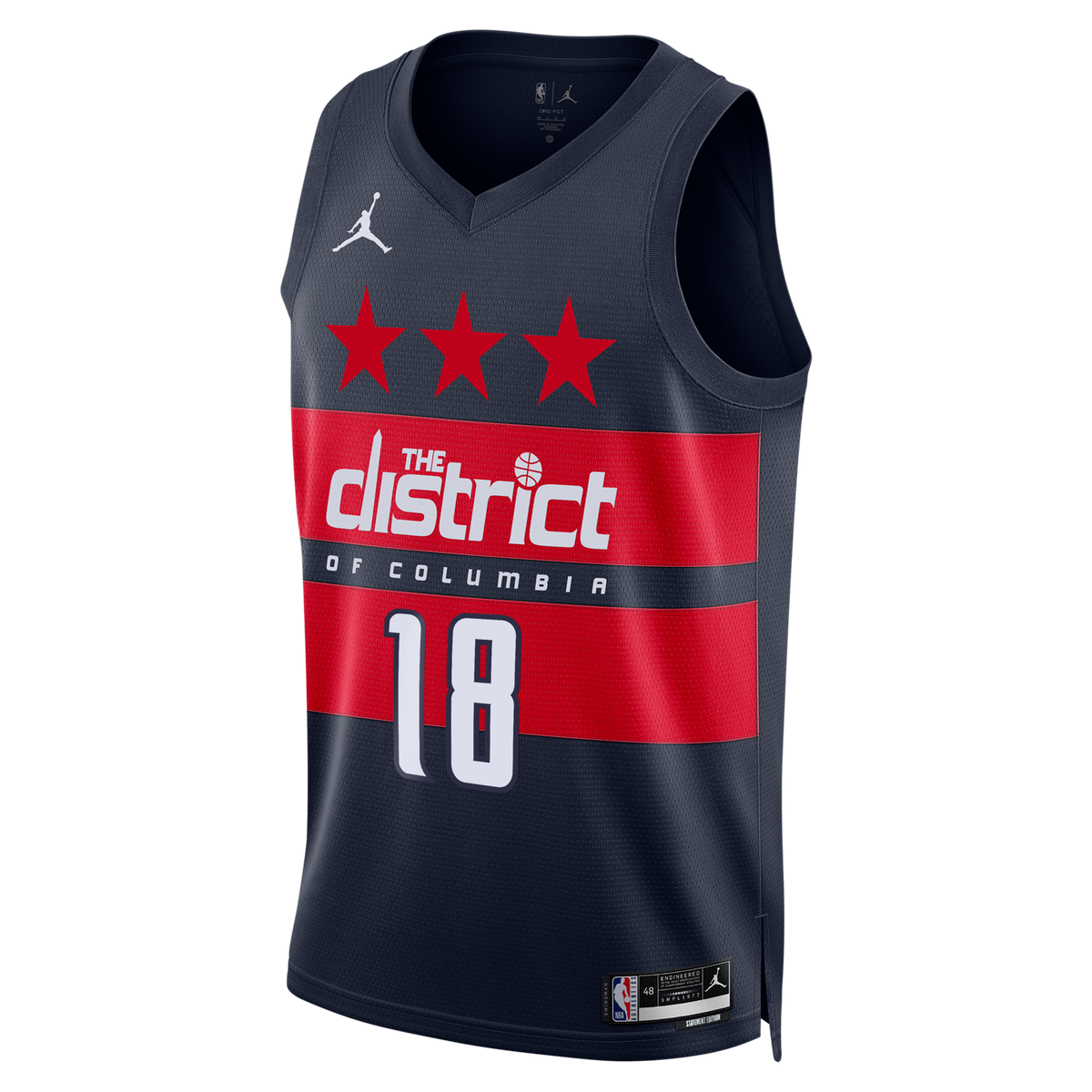 Washington Wizards Statement Edition Swingman Jersey - Navy - Kyshawn George
