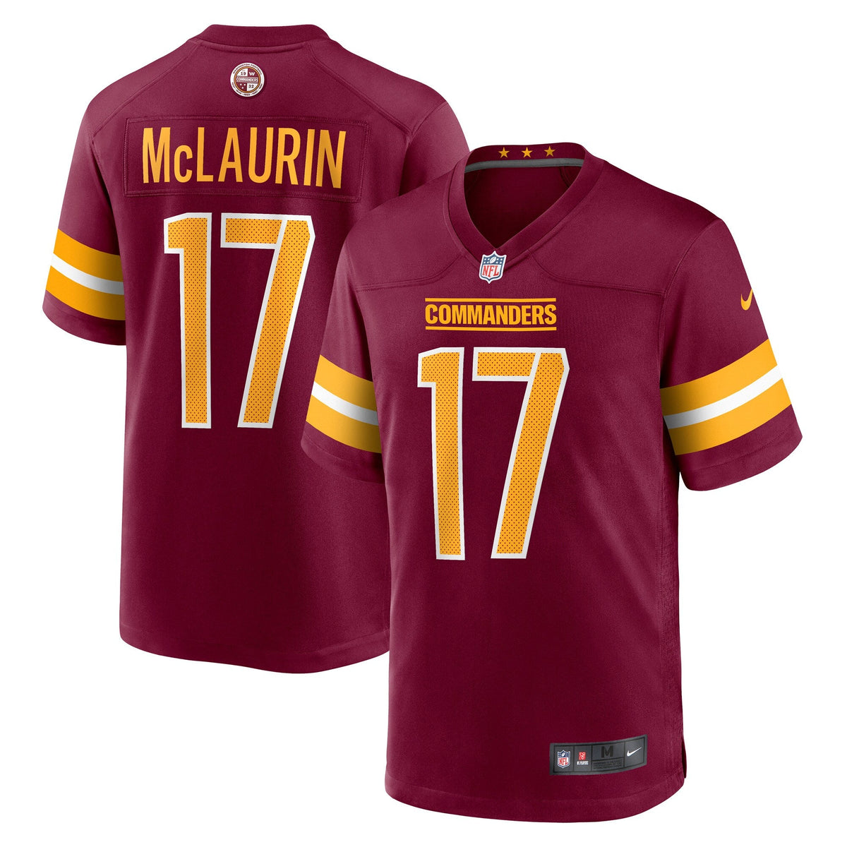 Washington Commanders Terry McLaurin Burgundy Player Game Football Jersey