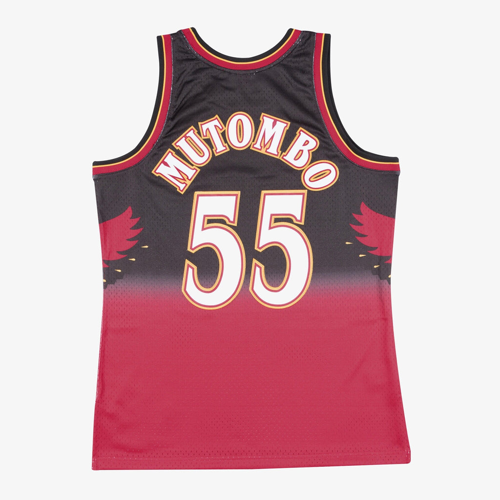 Atlanta Hawks Swingman Jersey Dikembe Mutombo 1996-97