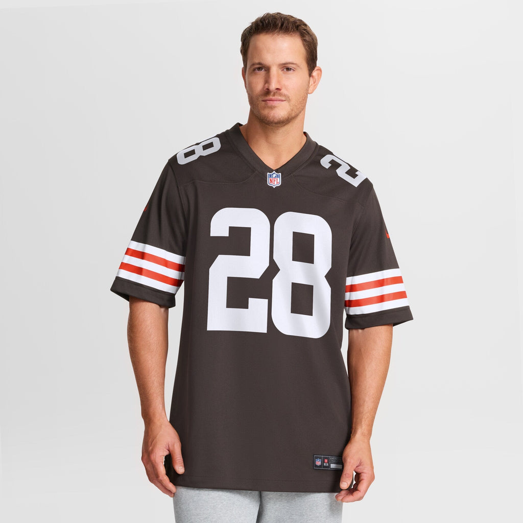 Cleveland Browns Tre Avery Brown Team Game Football Jersey