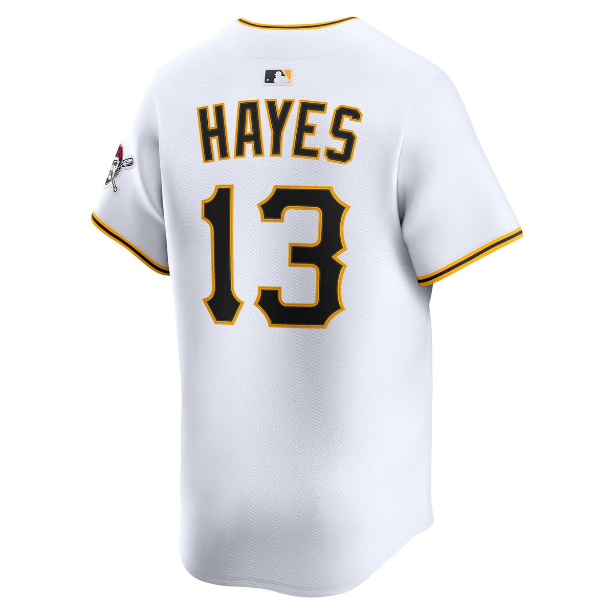 Pittsburgh Pirates Ke'Bryan Hayes White Home Limited Player Baseball Jersey
