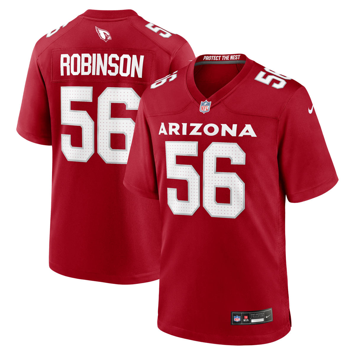 Arizona Cardinals Darius Robinson Cardinal Player Game Football Jersey