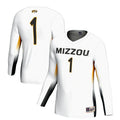 #1 Missouri Tigers Lightweight Volleyball Jersey – White