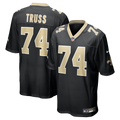 New Orleans Saints Xavier Truss Black Team Game Football Jersey