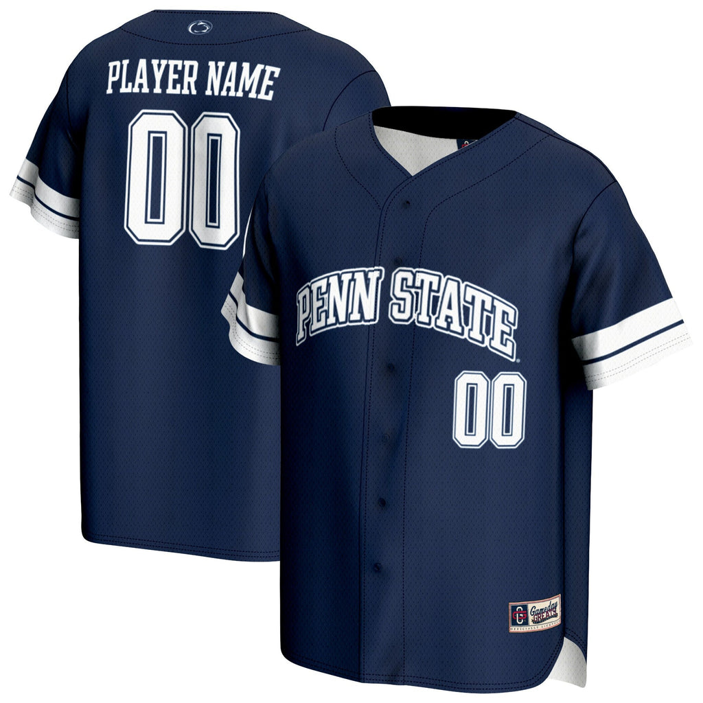 Penn State Nittany Lions NIL Pick-A-Player Lightweight Baseball Jersey - Navy