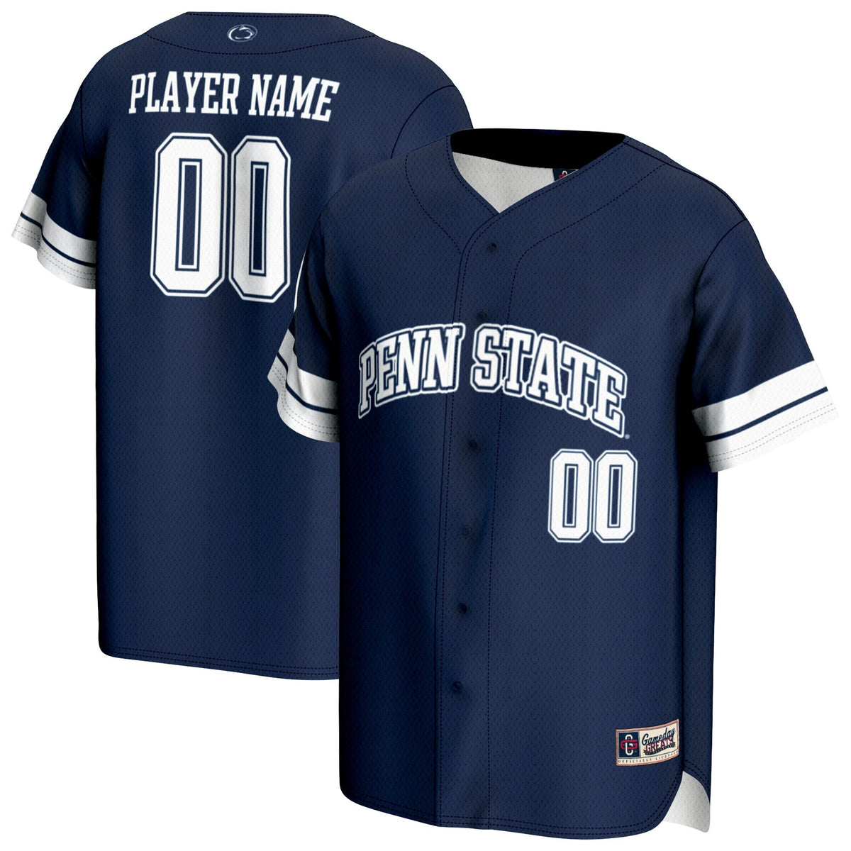 Penn State Nittany Lions NIL Pick-A-Player Lightweight Baseball Jersey - Navy