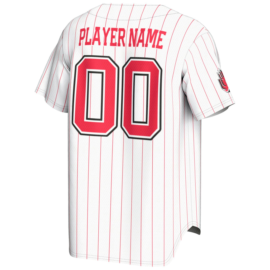 Ball State Cardinals NIL Pick-A-Player Lightweight Baseball Jersey - White