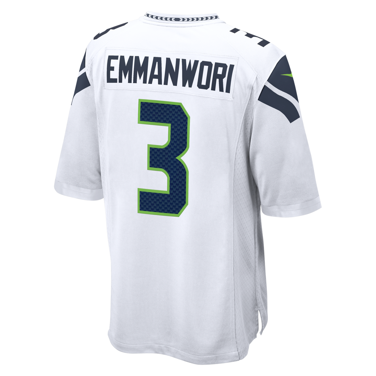 Seattle Seahawks Nick Emmanwori White Game Football Jersey