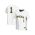 #1 VCU Rams Lightweight Baseball Fashion Jersey - White