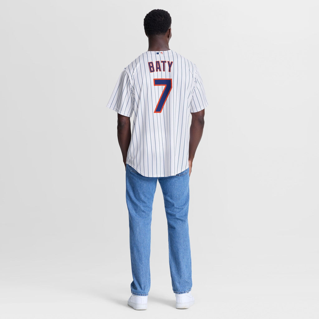 New York Mets Brett Baty White Home Replica Baseball Jersey