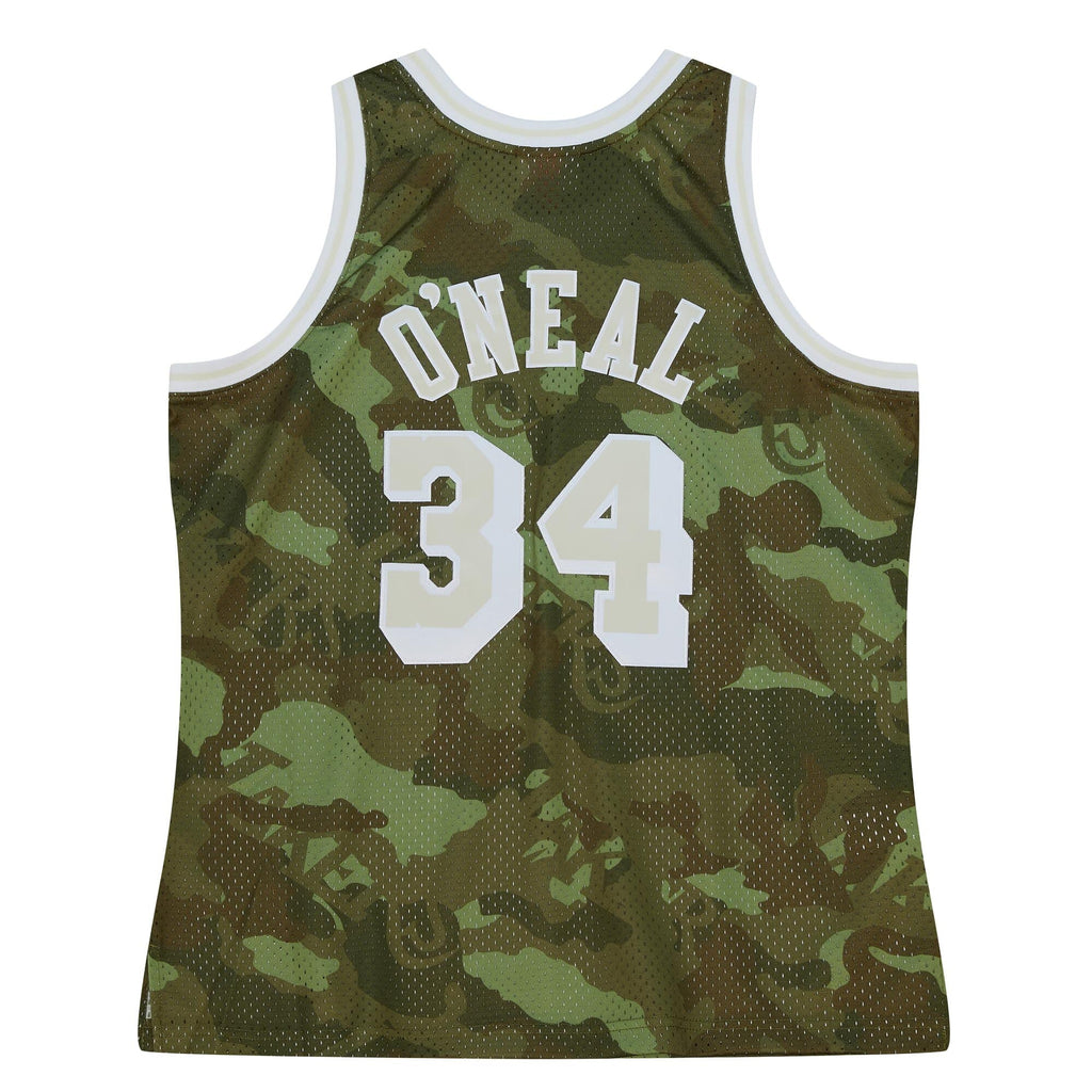 Los Angeles Lakers NBA Shaquille O'Neal Ghost Green Camo Swingman Jersey