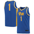 #1 Pitt Panthers Team Replica Basketball Jersey - Royal