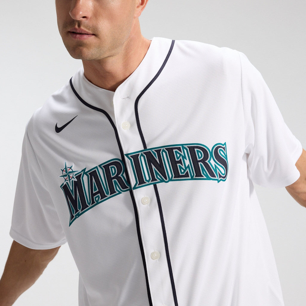 Seattle Mariners Luis Castillo White Home Replica Baseball Jersey