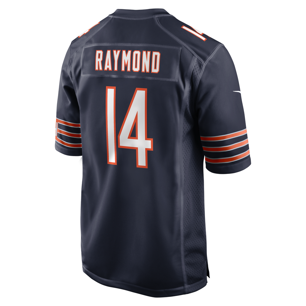 Chicago Bears Kalif Raymond Navy Team Game Football Jersey